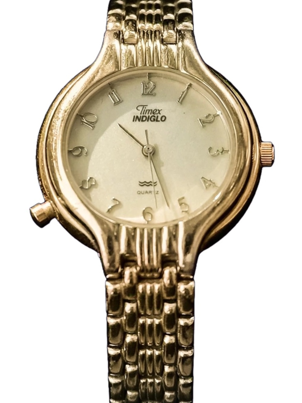 Timex Gold Tone Women's Indiglo Bracelet Watch